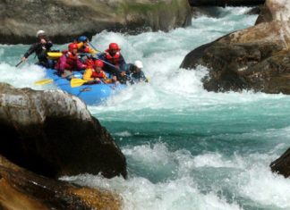 Popular White Water Rafting Spots