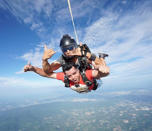 Skydiving In Thailand