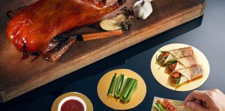 3 Ways To Unwind & Dine During Your Foodie Staycation At Conrad Centennial Singapore Conrad Centennial - Golden Peony London Duck Pancake Roll