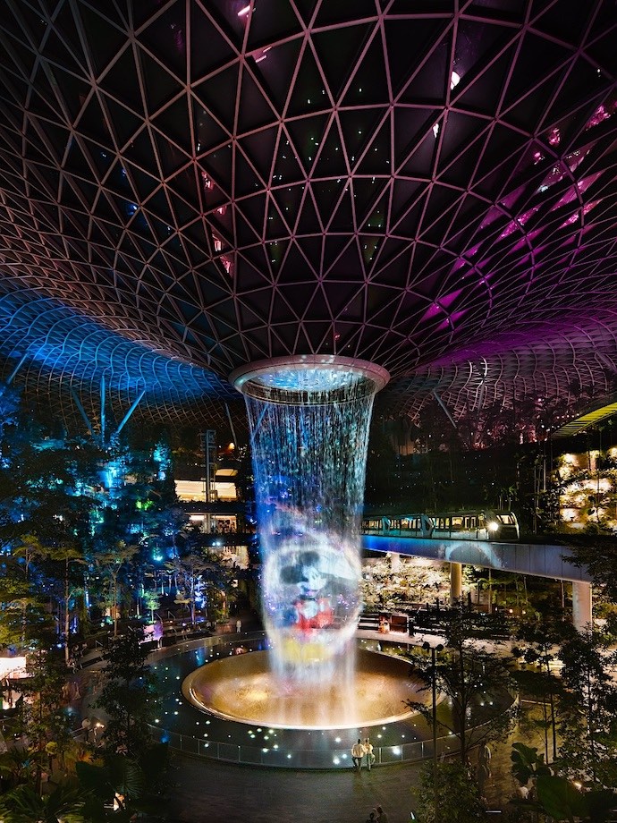 5 Ways To Celebrate Disney Magic at Disney100 at Jewel Changi Airport - Disney100 Light & Sound show