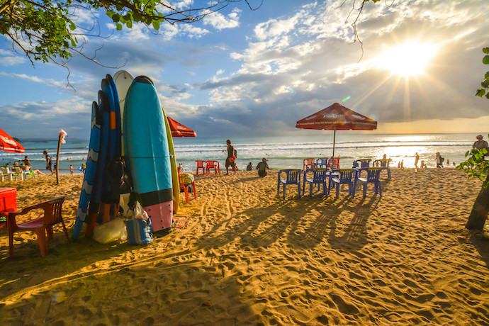 8 Best Beach Destinations in Southeast Asia - Kuta Beach, Bali, Indonesia