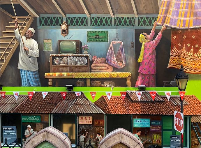 10 Must-Visit Places In Singapore’s Kampong Glam - The Kampong Gelam Mural